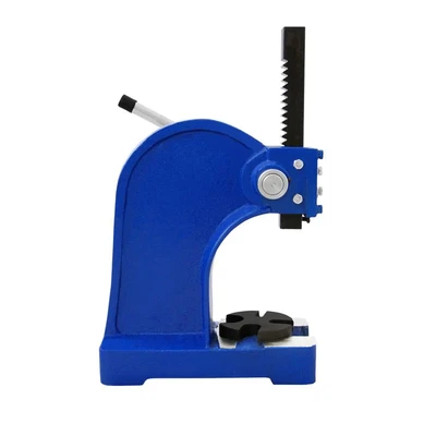 Image of T Mech Arbor Press Heavy Duty Workshop Bearings Lever Punch Manual Arbour Metalwork Pressing 1T