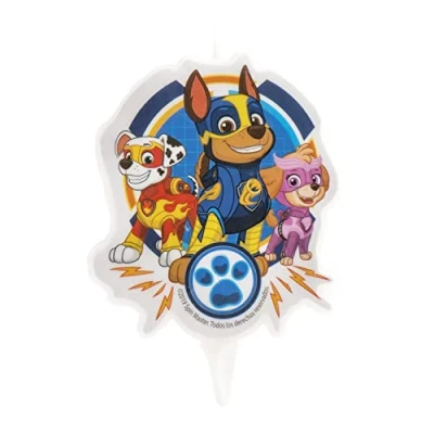 Image of Dekora 346226 Chase, Skye, Marshall 2D Paw Patrol Birthday Candle