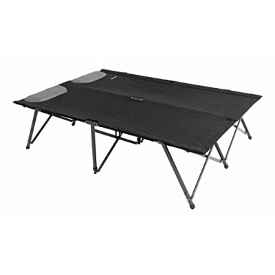Image of Outwell Folding Bed, Alloy Steel, Black, 132 x 192 45cm (WxLxH)