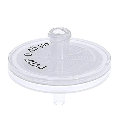 Image of GVS Filter Technology, Syringe Filter, ABLUO, 25mm, PVDF Membrane, 0.45µm, PP Housing, 100/pk