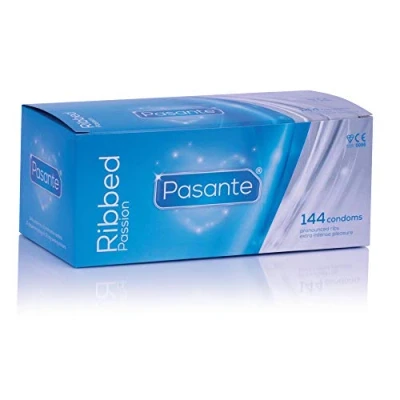 Image of Pasante Ribbed Condoms x144