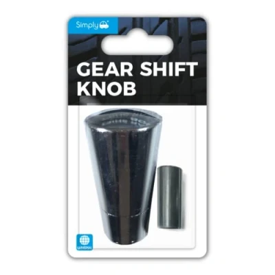 Image of Simply GK005 Leather &amp; Chrome Gear Shift Knob Universal Fit