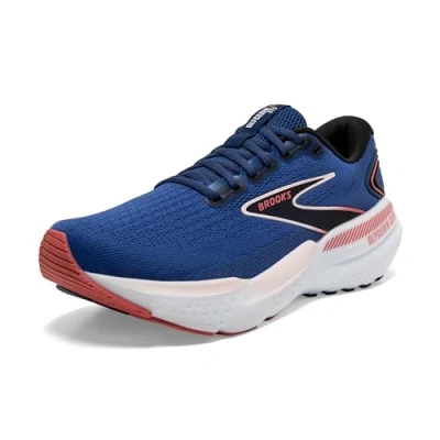 Image of Brooks Women&#039;s Glycerin Gts 21 Running Shoe, Blue/ICY Pink/Rose, 7 UK