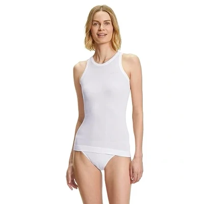 Image of FALKE Women&#039;s Ultralight Cool W S/L SH Functional Yarn Quick Dry 1 Piece Base Layer Top, White (White 2860), L
