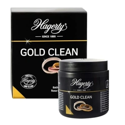 Image of Hagerty Gold Clean Bath 170 ml I Effective Jewellery Immersion for Cleaning Yellow White &amp; Rose Cleaner a renewed Shine incl. Basket