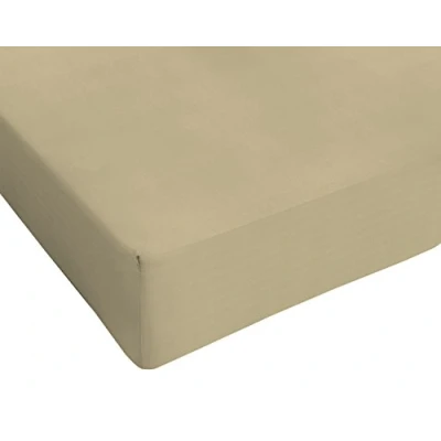 Image of Sogni e Capricci Max Color Fitted Sheet with 25cm Corner, Dove Gray, french size small double