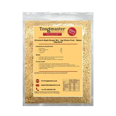 Image of Sriracha &amp; Maple Burger Mix 1kg (Gluten Free) Makes 10kg Batch