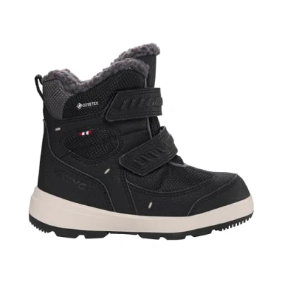 Image of Viking Toasty WARM GTX Unisex Winter boots for kids, Size: 8.5K, Black/charcoal Textile/synthetics