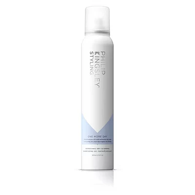 Image of Philip Kingsley One More Day Refreshing Dry Shampoo Spray for Hair and Scalp, Oil Absorbing Volumizing Soothing Cleansing Between Washes Leave In No Rinse Oily All Types, 200ml