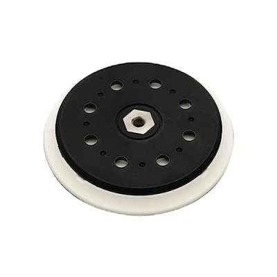 Image of Trade Shop 15 Hole Velcro M8 Sanding Disc Diameter 150 mm Hard Compatible with Makita BO6050 BO6050J Random Orbital Sander Replaces 197315 5 197314 7