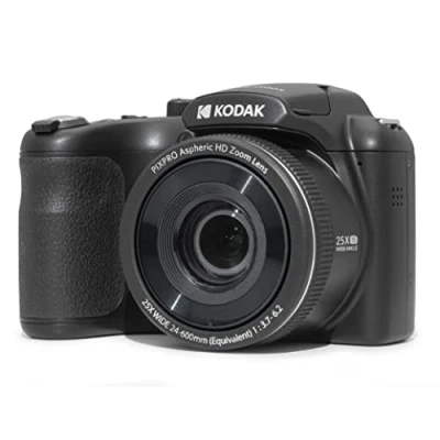 Image of KODAK Pixpro Astro Zoom AZ255 16 MP Digital Bridge Camera, 25x Optical Zoom, 1080p HD Video, 24 mm Wide angle Lens, Stabiliser, 3&quot; LCD Screen Black