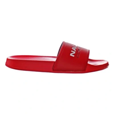 Image of Nautica Grappo Slip On Red Synthetic Mens Sliders N7FF0083 True