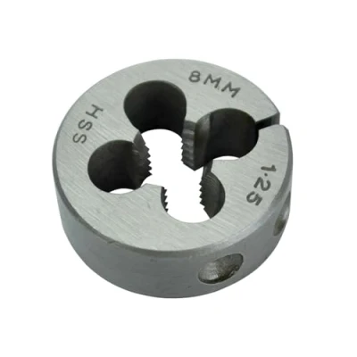 Image of Faithfull HSS Straight Flute Split Die M8 x 1.25 (1in O.D)