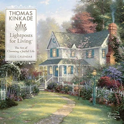 Image of Thomas Kinkade Lightposts for Living 2023 Wall Calendar