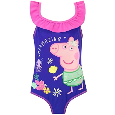 Image of Peppa Pig Girls Swimsuit Pink 2 3 Years