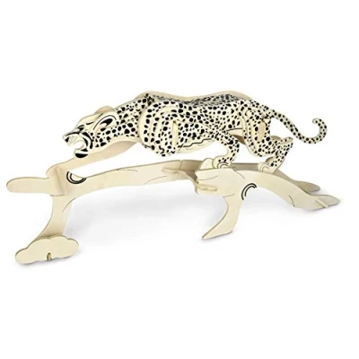 Image of Quay Leopard Woodcraft Construction Kit FSC