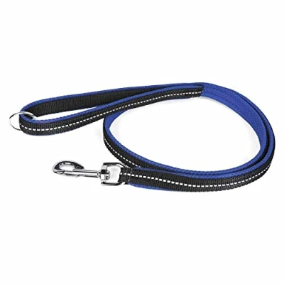 Image of Julius K9 IDC Powair Leash, Size: 1,2 m with Handle and Large Carabiner, Blue