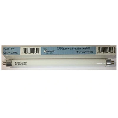 Image of Energetic Lighting EL6W2700K Tube T5 Mini Fluorescent G5 6W 2700K 220/230V L = 210mm