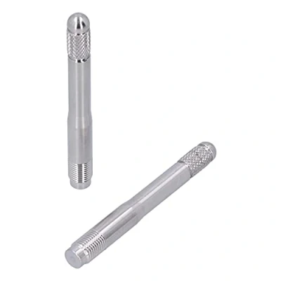 Image of 2pcs Wheel Stud Alignment Pins,Wheel Mounting Guide M14 X 1.5 Thread Stainless Steel Tool