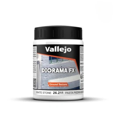 Image of Vallejo Model Color 200 ml Stone Textures White Paste