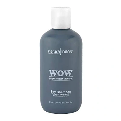 Image of Naturalmente SOY WOW Shampoo, 250 ml Repairs damaged hair