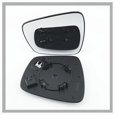 Image of Fits Renault Kadjar, For 2015 to 2020 Heated Base Convex Wing Mirror LEFT HAND ( UK Passenger Side )