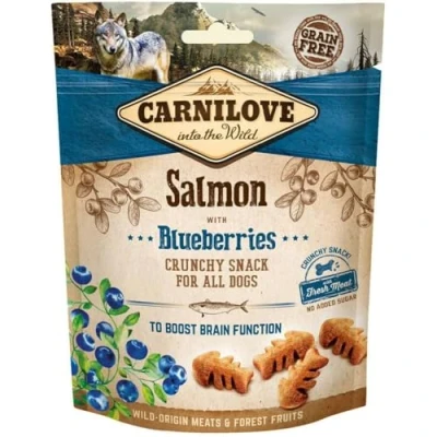 Image of Carnilove Crunchy Dog Snack 200g Salmon with Blueberries