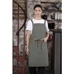 Image of Southside Cotton Canvas Bib Apron Khaki
