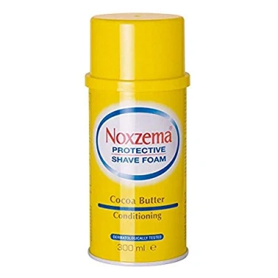 Image of 3x Noxzema Shaving Foam Cream with Cocoa Butter 300ml
