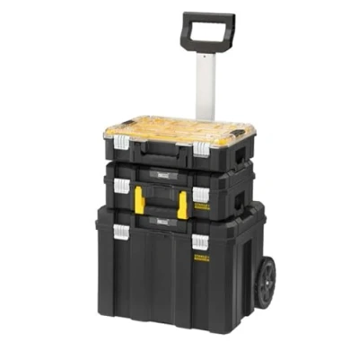 Image of STANLEY FatMax® PRO STACK™ Mobile Bundle 1 x STANLEY® Organiser. Shallow Box Storage