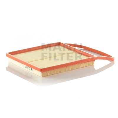 Image of 030129620, 03D129620 Air Filter MANN C 3575 33mm 247mm 360mm Insert VOLKSWAGEN: Polo IV Hatchback, SKODA: Fabia I Hatchback