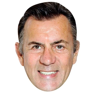 Image of FoxyPrinting DUNCAN BANNATYNE JB Dragons&#039; Den Fancy Dress Cardboard Celebrity Party Face Mask