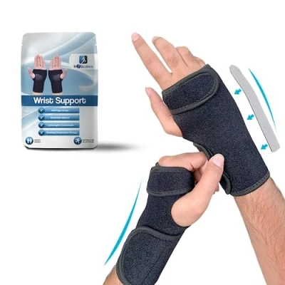 Image of Hotcakes Wrist Supports for Carpal Tunnel Syndrome, Arthritis and Tendonitis Breathable Hand Brace Provides Splint Joint Pain