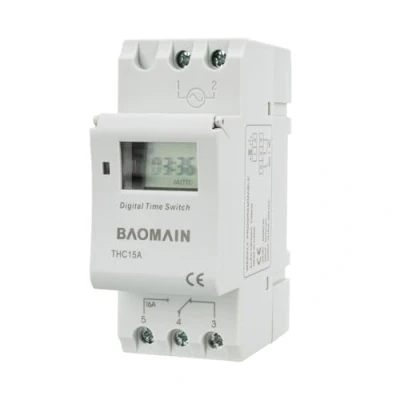 Image of Baomain THC15A DC 12V Digital LCD Power Programmable Timer Switch Relay 16A Amp
