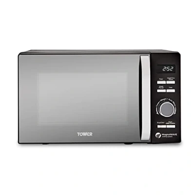 Image of Tower T24039BLK Renaissance 20L Microwave with 5 Power Settings and MagnaWave technology, Black