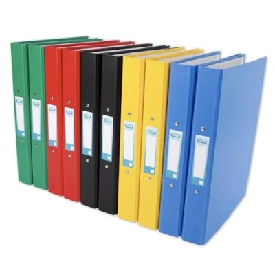 Image of Elba 25mm Ring Binder Paper Over Board A4 Astd (10 Pack) 400033510