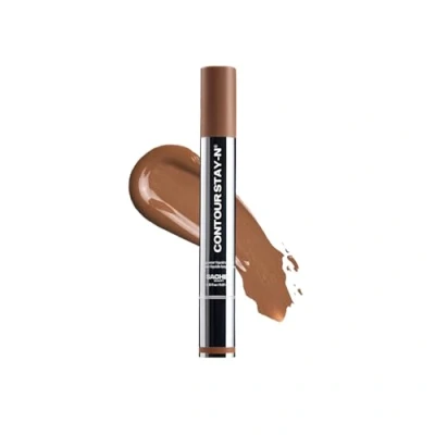 Image of Sacheu Long Wear Liquid Contour STAY N. Rich Highly Pigmented Cream Makeup. Blendable Lightweight Formula for Lasting Naturally Sculpted Look. Vegan &amp; Cruelty free, Giving Drama 9.57ml