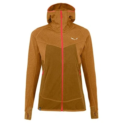 Image of SALEWA Puez Hybrid Pl W Fz Hdy, Golden Brown Melange, L, FEMALE