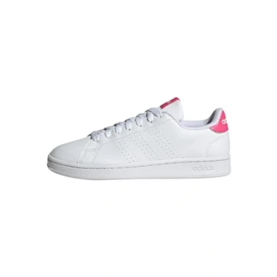 Image of adidas Women&#039;s Advantage Shoes Low (Non Football), Cloud White/Cloud White, 9 UK