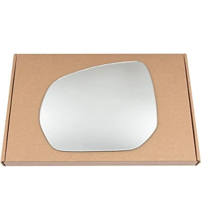 Image of Less4spares Wing Mirror Glass Left Compatible with Peugeot 3008 2009 2016 STICK ON Passenger Near Side Convex