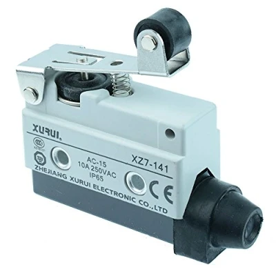 Image of Roller Lever Plunger Microswitch IP65 NO/NC 250V 10A
