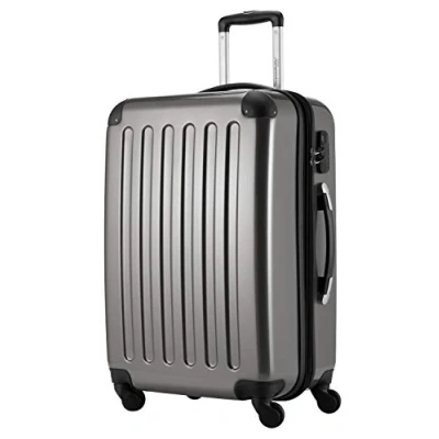 Image of HAUPTSTADTKOFFER Alex Luggage Suitcase Hardside Spinner Trolley 4 Wheel Expandable, 65cm, titan