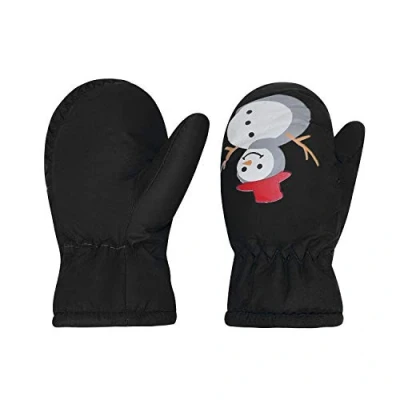 Image of ITODA Kids Toddler Ski Gloves Waterproof Winter Warm Mittens Snow Cute Cartoon Thermal Girls Boys Outdoor Hiking Cycling Skating Skiing for 1 4 Years