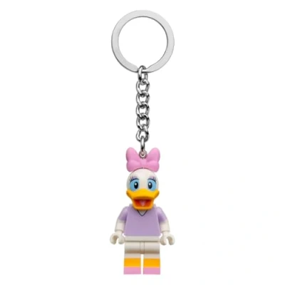 Image of LEGO Disney Daisy Duck Minifigure Keyring 854112