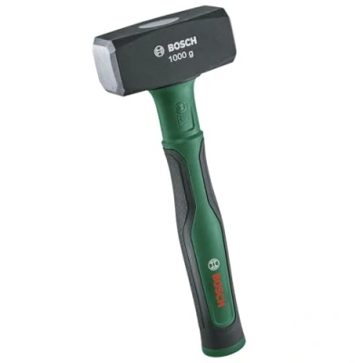 Image of Bosch Club Hammer 1000g (Heavy Duty Striking; Robust High Carbon Steel; Symetric Head; Comfortable Softgrip Handle with Fibreglass Core; Low Vibration)