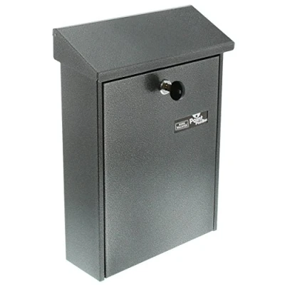 Image of Burg Wächter Daily 5861 E Steel Mailbox, Grey
