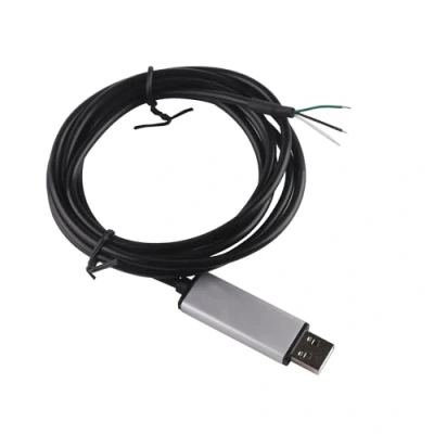 Image of Usangreen USB to RS485 Serial Adapter Converter Cable, FT232RL Chip RS 485 Aluminum 3 Pin 3Din Wire End Stripped Programming Cable