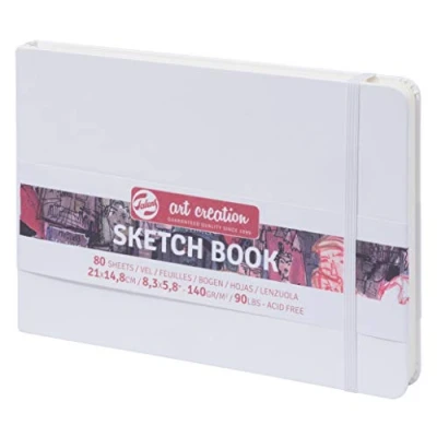 Image of Talens Art Creation Sketchbook 80 Sheets, 21 cm x 14.8 cm, White