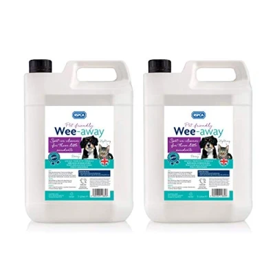 Image of RSPCA Wee Away Pet Friendly Stain and Odour remover 2 x 5L bottles