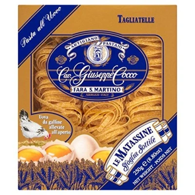 Image of Giuseppe Artigiano Egg Pasta Tagliatelle 250g Pack of 2